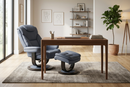 Oslo Euro Recliner w/ Ottoman by Ornate Furniture