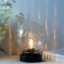 7''H Cordless Lamps Glass Nightlight with 6-Hours Timer(Black) by JHY DESIGN
