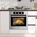 24 Inch Single Wall Oven 2.47Cu.ft with 5 Cooking Modes-Silver by LJGDeals