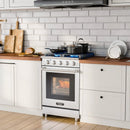 24 Inches Freestanding Natural Gas Range with 4 Burners Cooktop by LJGDeals