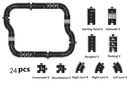 Flexible Rubber Roads Play Set – Open-Ended City & Car Track Play