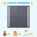 24" x 24" Charcoal Dog Pee Pads 6-Layer for Dogs by LJGDeals