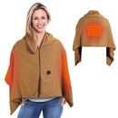 USB Heated Shawl, 77"x24", 3 Heat Levels