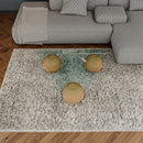 Triangle Side Table with Sphere Legs