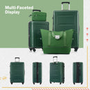 2 Piece Luggage Set With Bags Expanable Spinner Wheels ABS Lightweight Suitcase With Tsa Lock 20" / 24" by HouseOfZazla