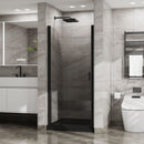 Pivot Shower Door, Tempered Glass, Semi Frameless by HouseOfZazla