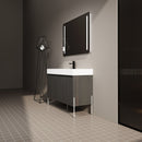 Freestanding Bathroom Vanity With Resin Sink And Storage Cabinet by HouseOfZazla