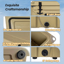 65 Quart Khaki Cooler, Ultra-Tough Hard Shell Ice Chest by HouseOfZazla