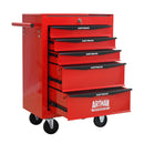 Rolling Metal Tool Chest With Drawers, Steel Storage Cabinet With Ball Bearing Slides by HouseOfZazla