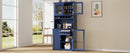 TOPMAX Farmhouse Freestanding Buffet with Hutch by HouseOfZazla