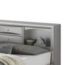 Modern Design Storage Bed With Bookcase Headboard by HouseOfZazla