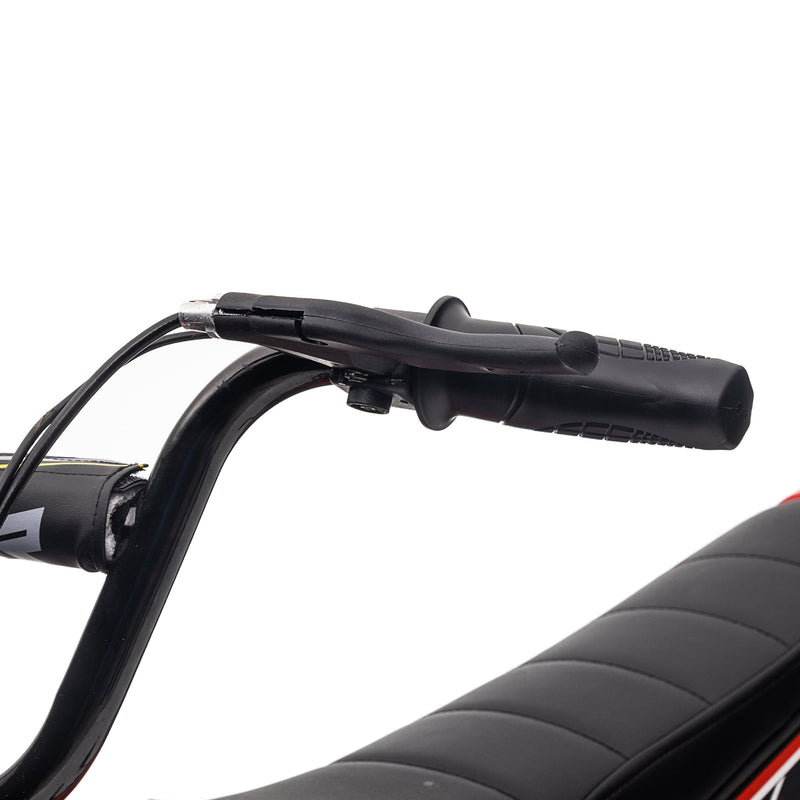 24V14ah Kids Ride On 24V Electric Toy Motocross Motorcycle Dirt Bike-XXL large,Speeds up to 14.29MPH,Dual Suspension, Hand-Operated Dual Brakes, Twist Grip Throttle, Authentic Motocross Bike Geometry