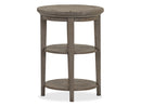 Paxton Place - Round Accent End Table - Dovetail Gray