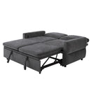 Convertible Sofa Bed Loveseat With Adjustable Backrest And USB Ports by HouseOfZazla