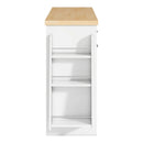 Kitchen Sideboard With Sliding Door Cabinet, 3 Tier Spice Rack by HouseOfZazla