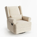 Extra Wide Swivel Recliner Glider Chair With Footrest by HouseOfZazla