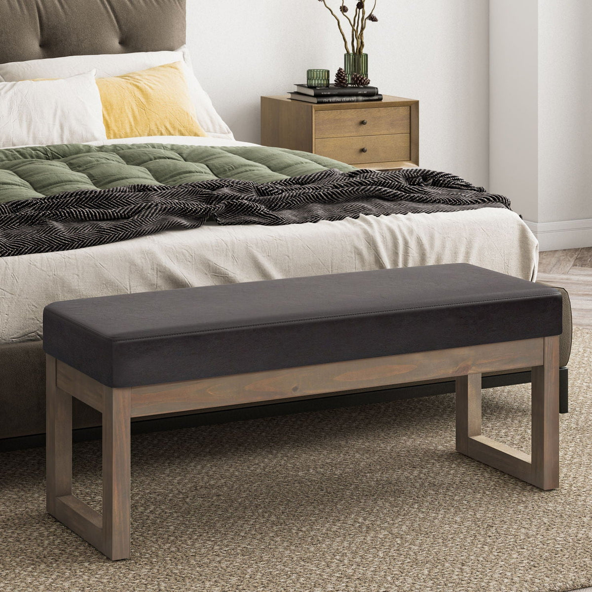 Milltown - Upholstered Ottoman Bench, photo 34 of 40