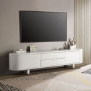 Keely - TV Stand - White High Gloss by Unique Piece Furniture