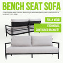 6PC Outdoor Conversation Set with Swivel Club Chairs