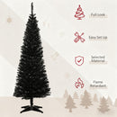 Slim Xmas Tree with Plastic Stand
