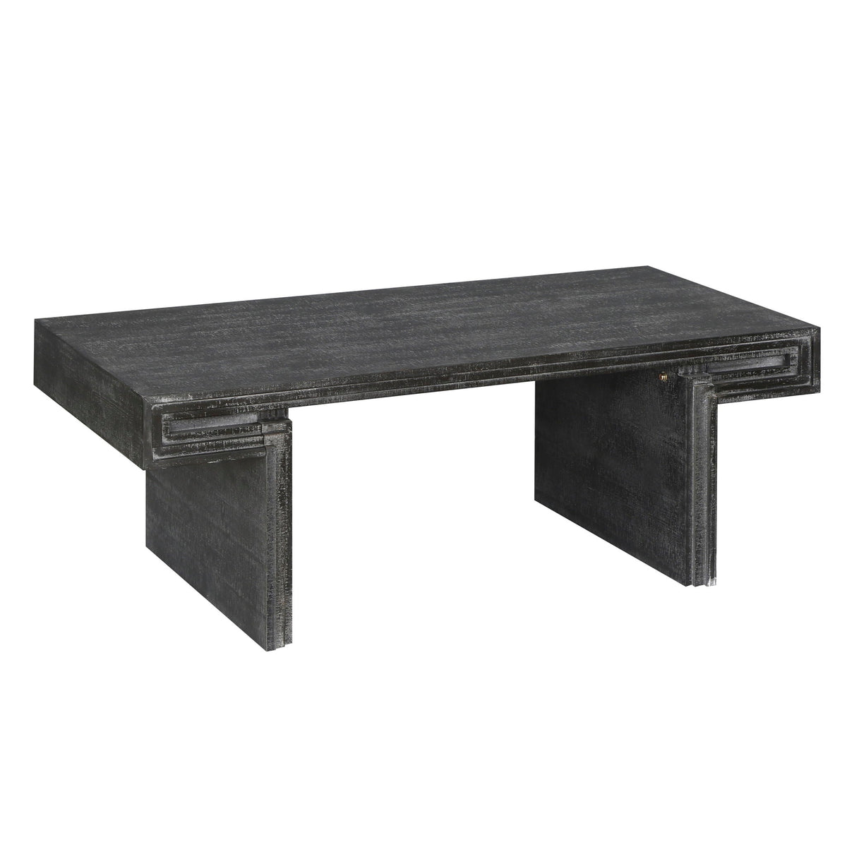 American Vintage Industrial Coffee Table, Double Tier Design, photo 10 of 30
