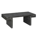 American Vintage Industrial Coffee Table, Double Tier Design by HouseOfZazla