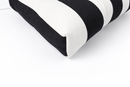 Outdoor Chair Cushions Set of 2 – Black and White Striped by HouseOfZazla