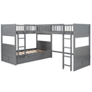 Bunk Bed With Loft And 2 Drawers by HouseOfZazla