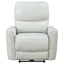 Dove Upholstered Power Recliner Chair With Smooth Power Recline And USB Charging - Gray by HouseOfZazla