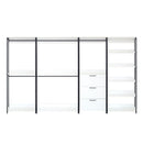 Fiona - Freestanding 4 Tower Walk-In Closet System - White