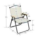 Folding Outdoor Chair For Indoor, Outdoor Camping, Picnics, Beach, Backyard, Bbq, Party, Patio by HouseOfZazla