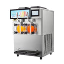24L Commercial Double Cylinder Stainless Steel Slushy Machine With Touchscreen (SAK64125) by SAKSBY WHOLESALE