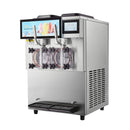 24L Commercial Double Cylinder Stainless Steel Slushy Machine With Touchscreen (SAK64125) by SAKSBY WHOLESALE