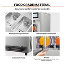 24L Commercial Double Cylinder Stainless Steel Slushy Machine With Touchscreen (SAK64125) by SAKSBY WHOLESALE