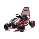 24V 400W Kids Electric Drift Go-Kart With Roll Cage, Bluetooth And Safety Harness (SAK82435) by SAKSBY WHOLESALE