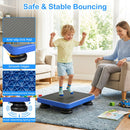Kids Rebounder Bouncing Board 24x20" with Elastic Ropes