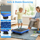 Kids Rebounder Bouncing Board 24x20" with Elastic Ropes by LJGDeals