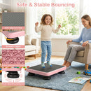 Kids Rebounder Bouncing Board 24x20" with Elastic Ropes