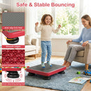 Kids Rebounder Bouncing Board 24x20" with Elastic Ropes