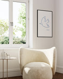 24x36, Black Oak Plexi Frame