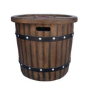 Alora 25" Round 40K BTU Liquid Propance Concrete Fire Pit (SAK88764)