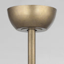 25" Modern Downrod Mount Crystal Fandelier with Lighting and Remote Control