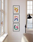 11x14 in, Set of 3, Black Aluminum