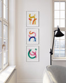 11x14 in, Set of 3, Silver Aluminum