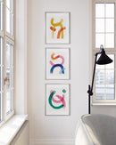 12x16 in, Set of 3, Silver Aluminum