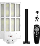 2500W Solar Street Light Outdoor Waterproof, 6500K Motion Sensor Lights Dusk to Dawn, 200,000LM Wall Light with Remote Control