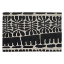 Serowe Black Outdoor Doormat – 24" x 36" Non-Slip, Recycled Plastic