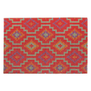 Lhasa Orange & Violet Outdoor Doormat – 24" x 36" Non-Slip, Recycled Plastic