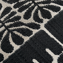 Serowe Black Outdoor Doormat – 24" x 36" Non-Slip, Recycled Plastic