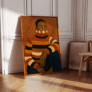 Quiet Thoughts in a Striped Sweater by Kooly